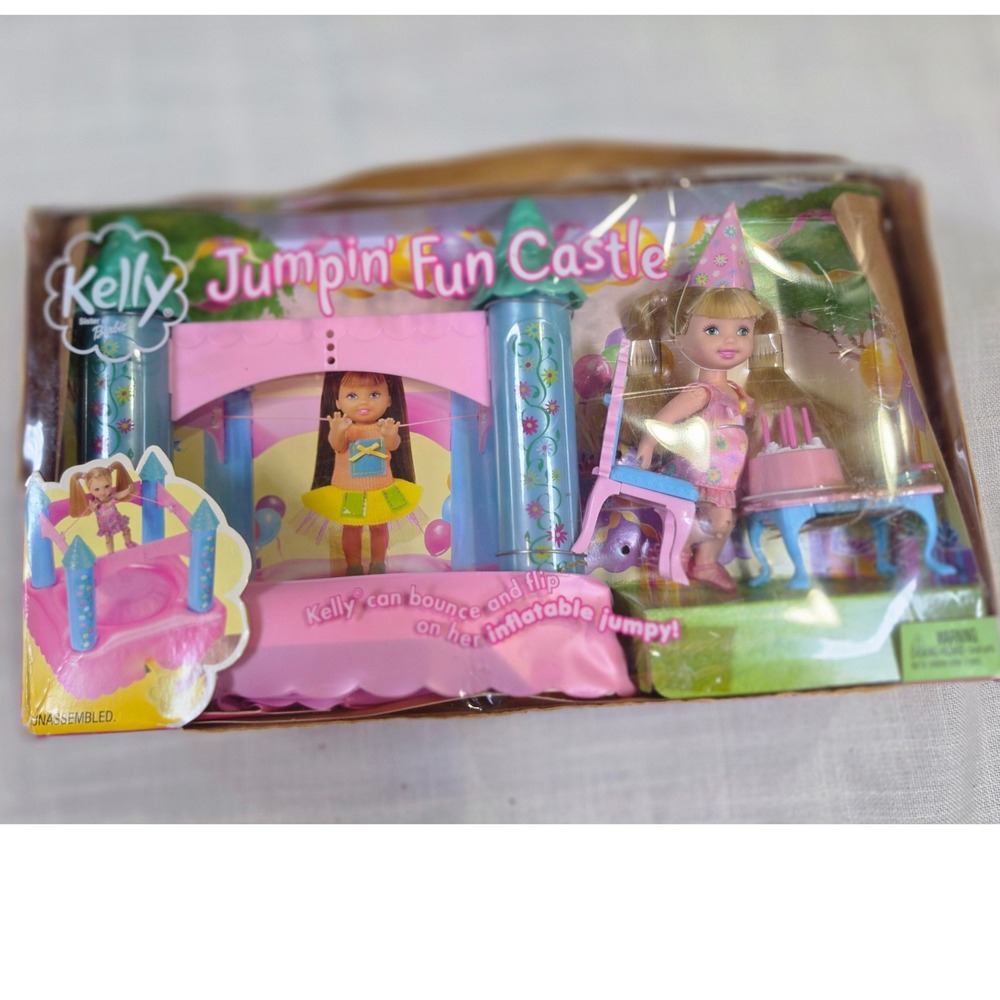 Mattel Kelly Sister of Barbie Jumpin Fun Castle Playset 2002 56972 NIB